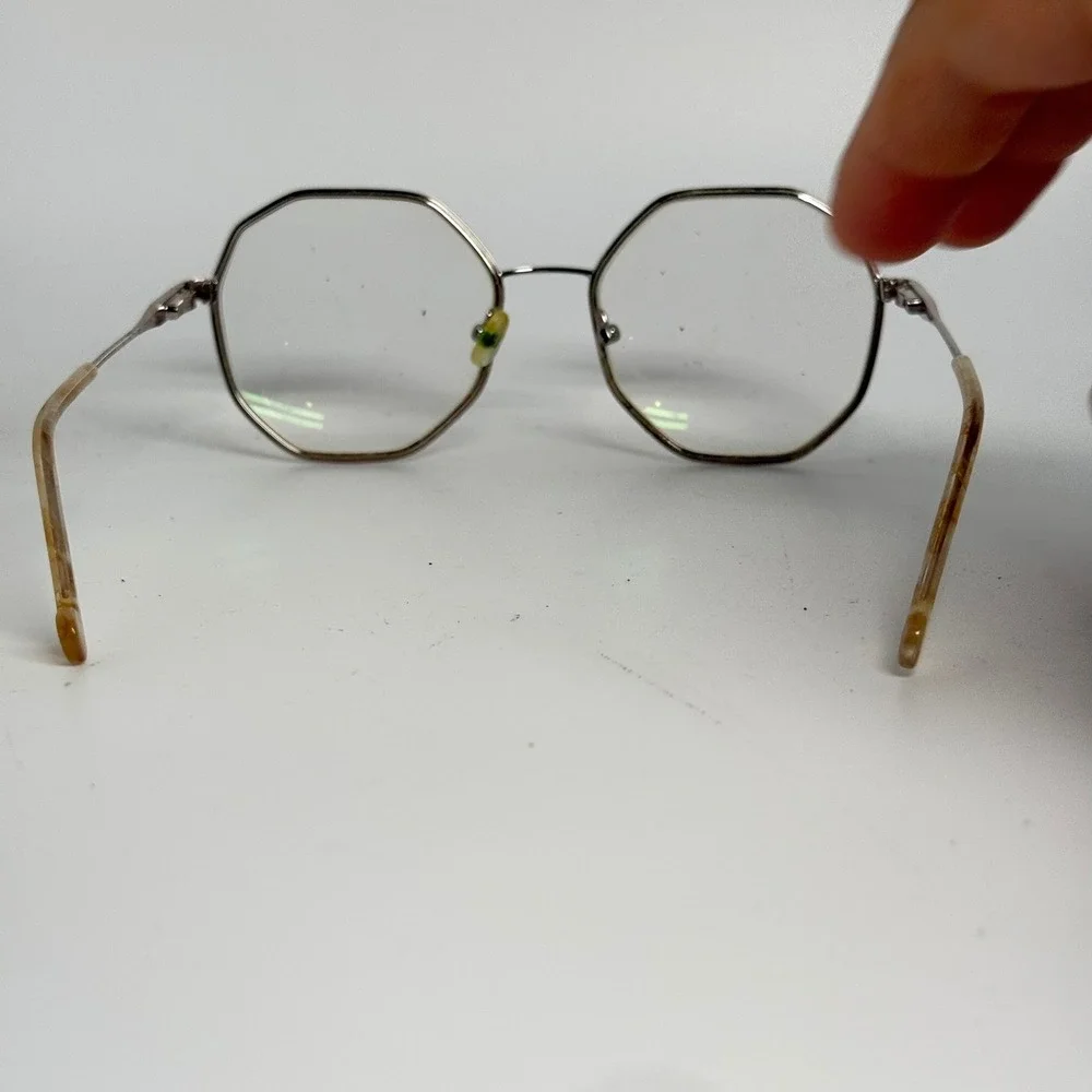 Liu Jo LJ2131 721 Rose Gold Octagon Geometric Eyeglass Frames 54-18-135